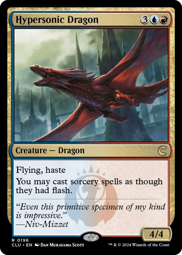 Hypersonic Dragon [Ravnica: Clue Edition] | Odin's Place