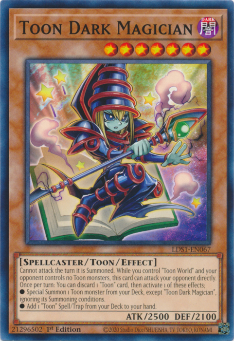 Toon Dark Magician [LDS1-EN067] Common | Odin's Place