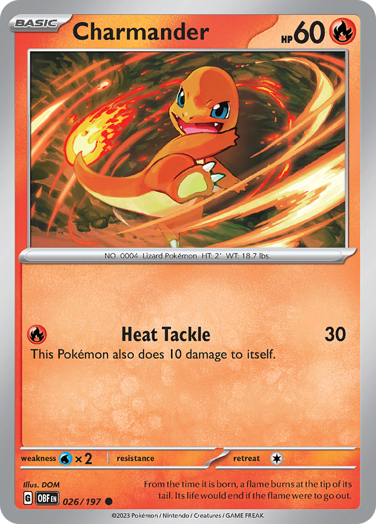 Charmander (026/197) [Scarlet & Violet: Obsidian Flames] | Odin's Place