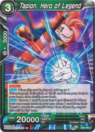 Tapion, Hero of Legend (DB3-066) [Giant Force] | Odin's Place