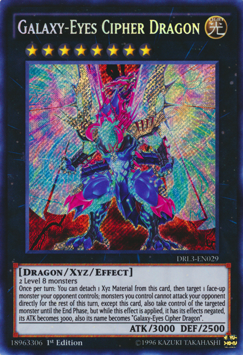 Galaxy-Eyes Cipher Dragon [DRL3-EN029] Secret Rare | Odin's Place
