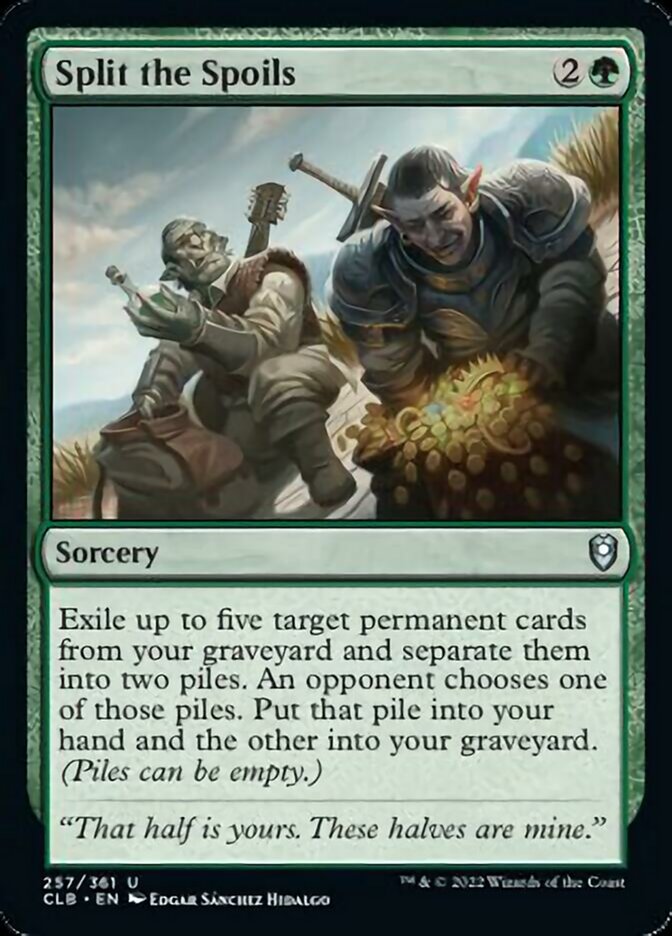 Split the Spoils [Commander Legends: Battle for Baldur's Gate] | Odin's Place