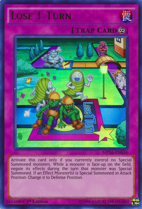 Lose 1 Turn [MP16-EN034] Ultra Rare | Odin's Place
