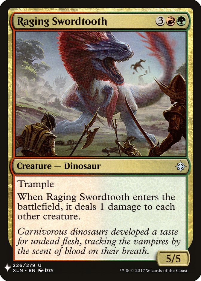 Raging Swordtooth [Mystery Booster] | Odin's Place