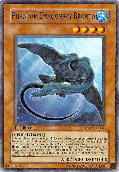 Phantom Dragonray Bronto [TAEV-EN087] Rare | Odin's Place