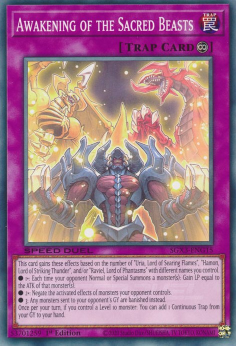 Awakening of the Sacred Beasts [SGX3-ENG15] Common | Odin's Place
