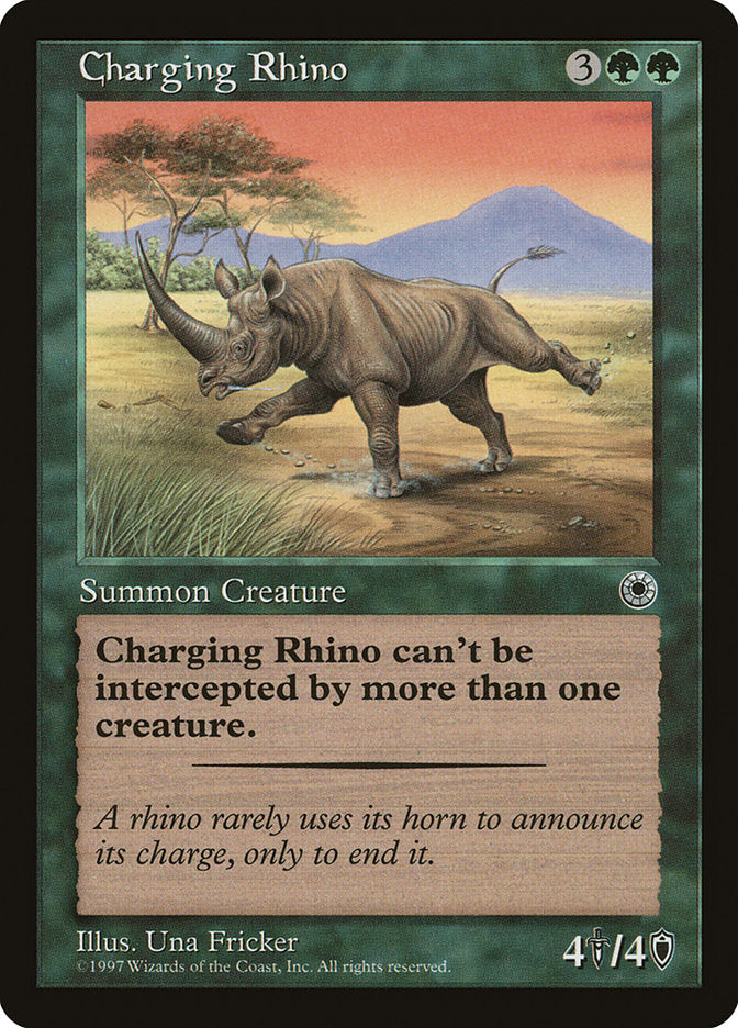 Charging Rhino (161) [Portal] | Odin's Place