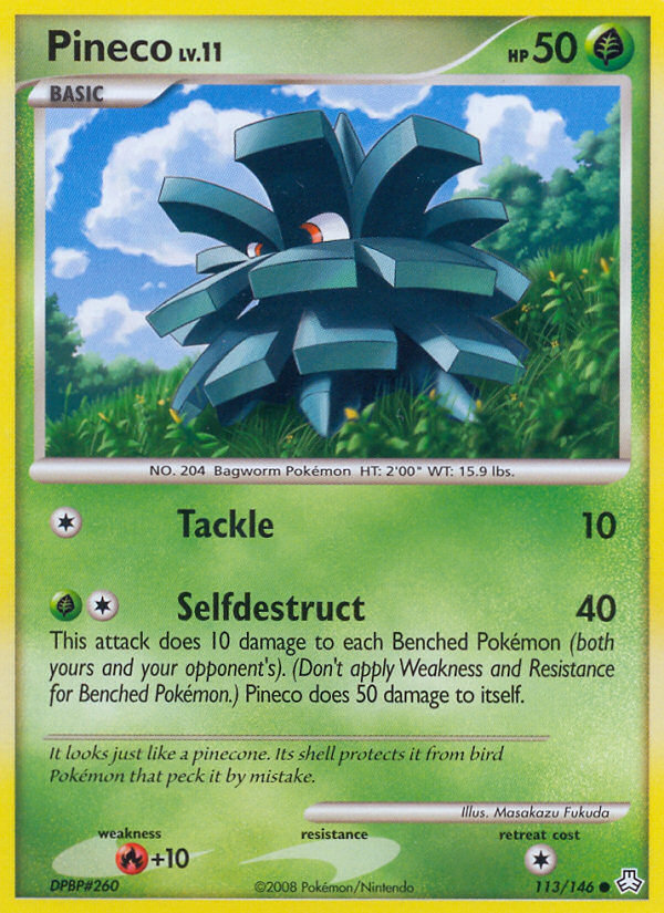 Pineco (113/146) [Diamond & Pearl: Legends Awakened] | Odin's Place