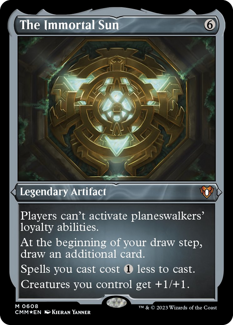 The Immortal Sun (Foil Etched) [Commander Masters] | Odin's Place