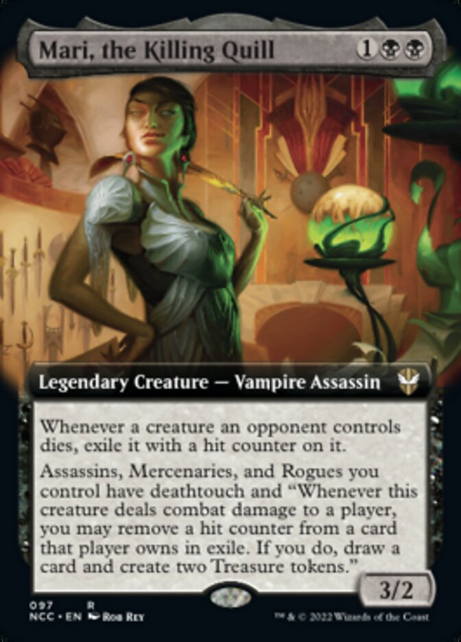 Mari, the Killing Quill (Extended Art) [Streets of New Capenna Commander] | Odin's Place