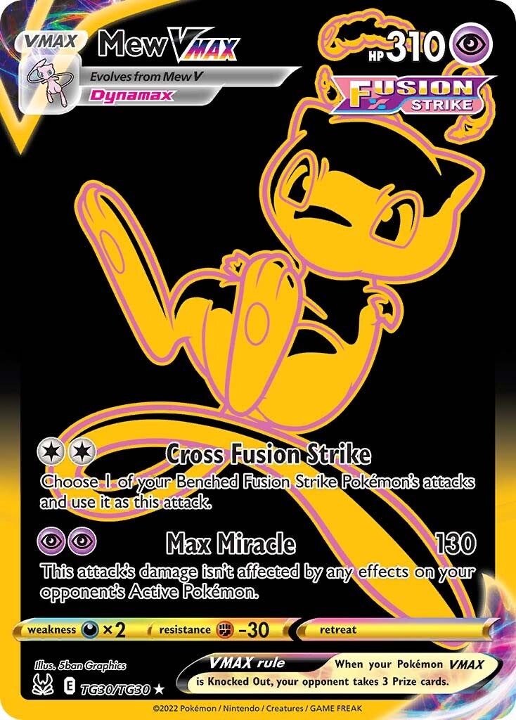 Mew VMAX (TG30/TG30) [Sword & Shield: Lost Origin] | Odin's Place