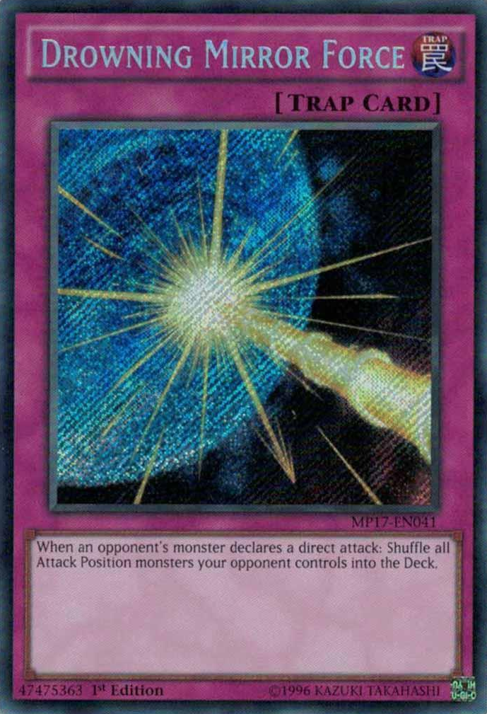Drowning Mirror Force [MP17-EN041] Secret Rare | Odin's Place