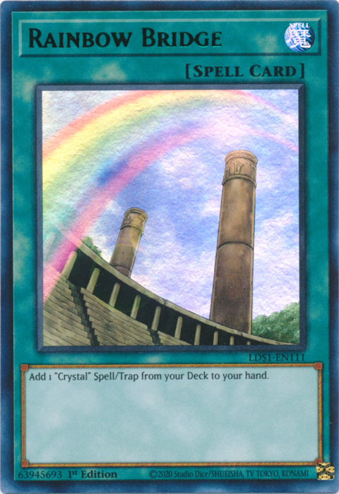 Rainbow Bridge (Green) [LDS1-EN111] Ultra Rare | Odin's Place