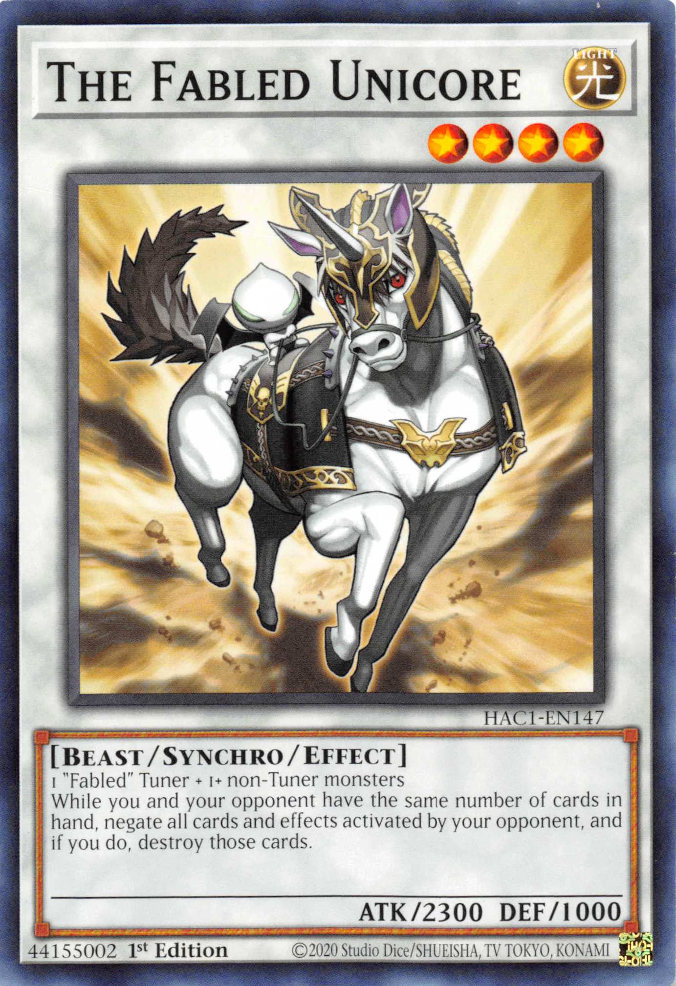 The Fabled Unicore [HAC1-EN147] Common | Odin's Place