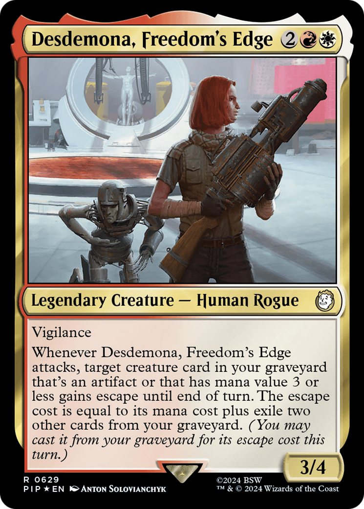 Desdemona, Freedom's Edge (Surge Foil) [Fallout] | Odin's Place