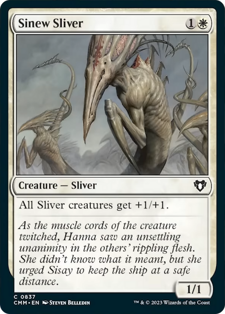 Sinew Sliver [Commander Masters] | Odin's Place