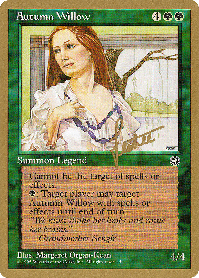 Autumn Willow (Bertrand Lestree) [Pro Tour Collector Set] | Odin's Place