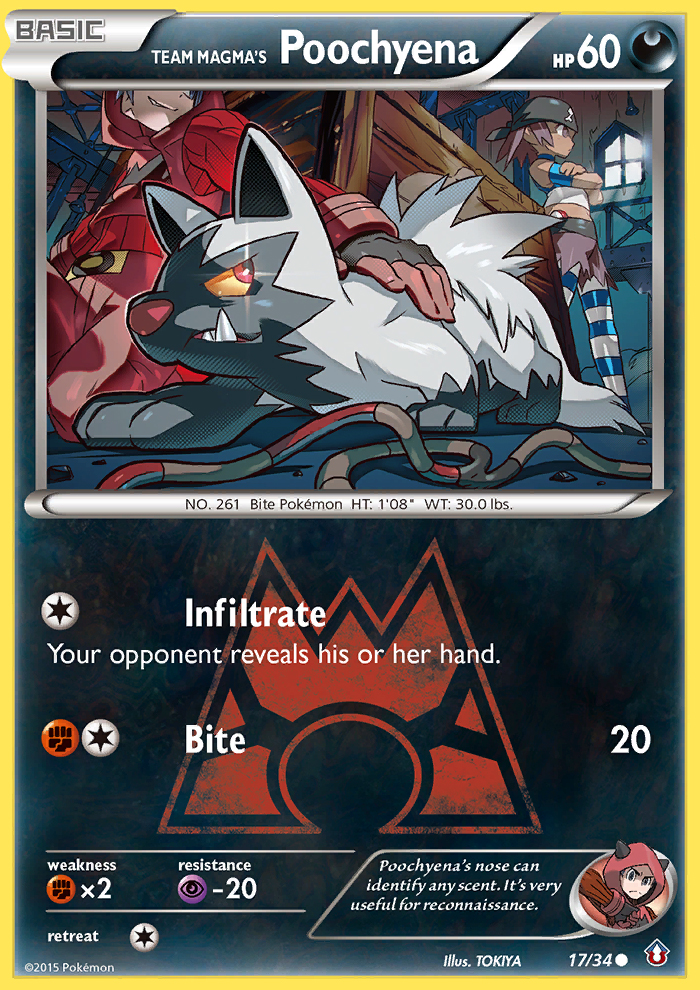Team Magma's Poochyena (17/34) [XY: Double Crisis] | Odin's Place