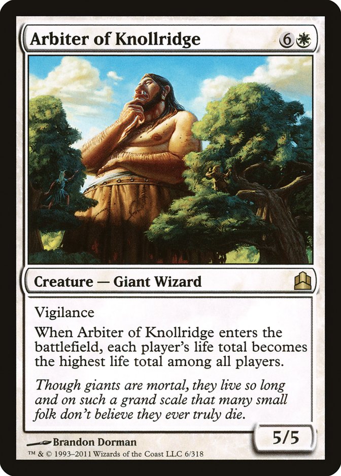 Arbiter of Knollridge (6) [Commander 2011] | Odin's Place