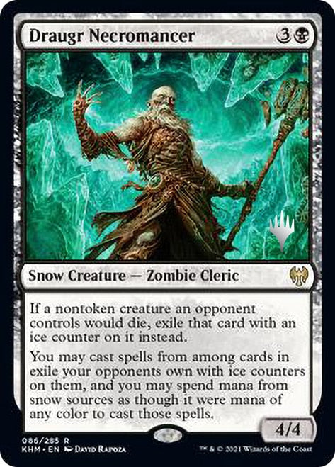 Draugr Necromancer (Promo Pack) [Kaldheim Promos] | Odin's Place