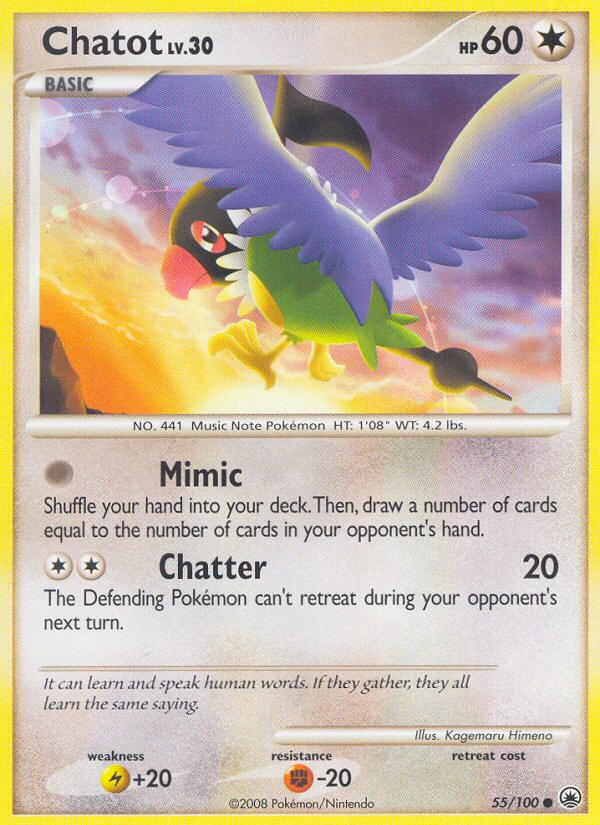 Chatot (55/100) [Diamond & Pearl: Majestic Dawn] | Odin's Place
