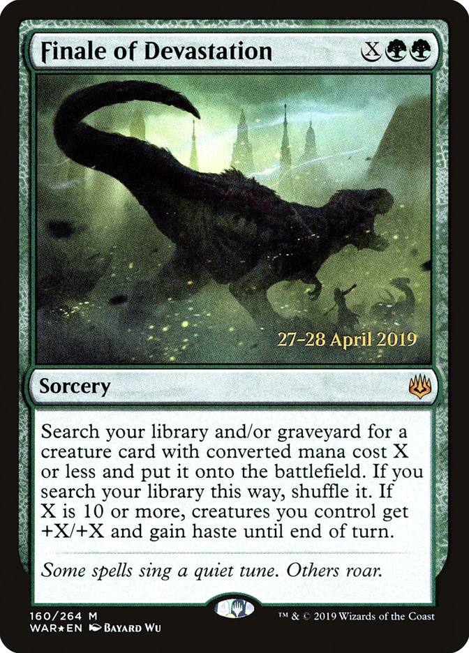 Finale of Devastation (160) [War of the Spark Prerelease Promos] | Odin's Place