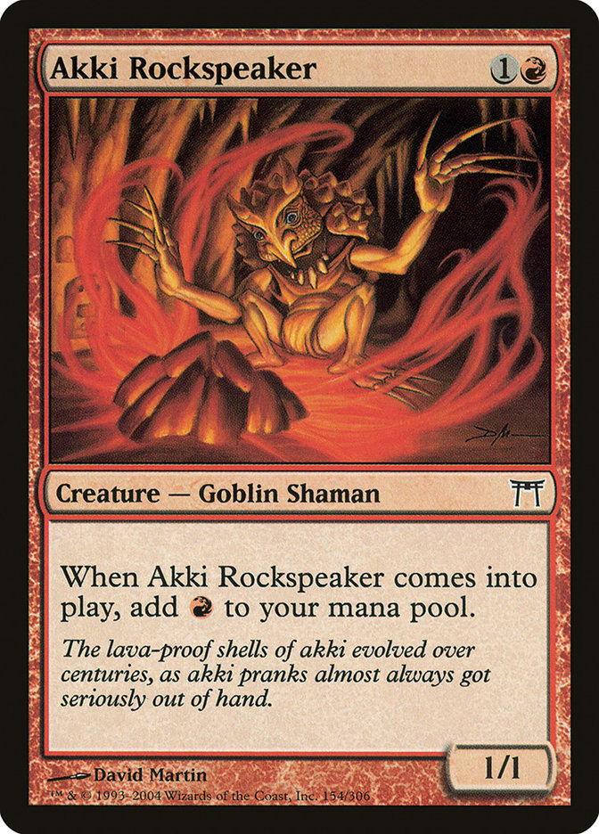 Akki Rockspeaker (154) [Champions of Kamigawa] | Odin's Place