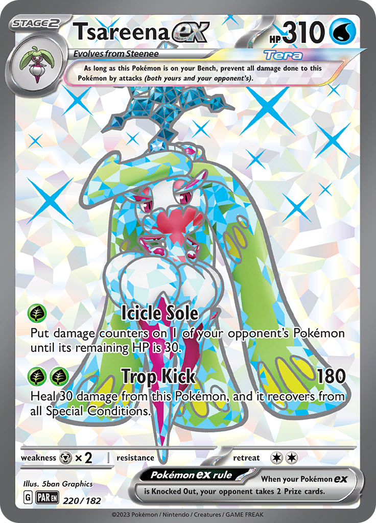 Tsareena ex (220/182) [Scarlet & Violet: Paradox Rift] | Odin's Place
