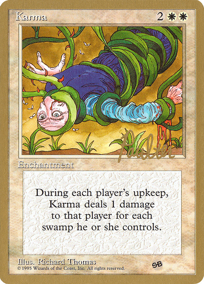 Karma (Preston Poulter) (SB) [Pro Tour Collector Set] | Odin's Place