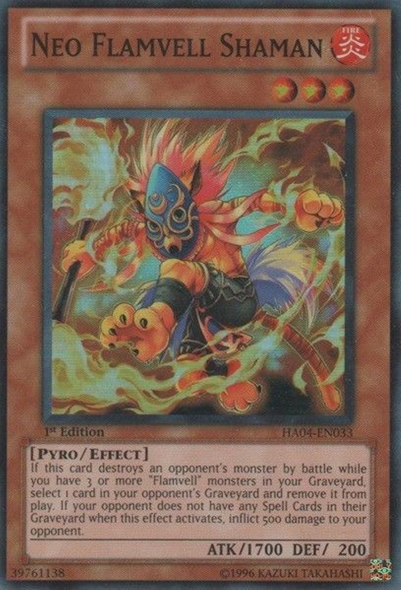 Neo Flamvell Shaman [HA04-EN033] Super Rare | Odin's Place