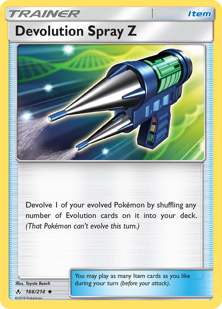 Devolution Spray Z (166/214) [Sun & Moon: Unbroken Bonds] | Odin's Place