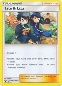 Tate & Liza (148a/168) (Alternate Art Promo) (Battle Arena Deck Exclusive) [Sun & Moon: Celestial Storm] | Odin's Place