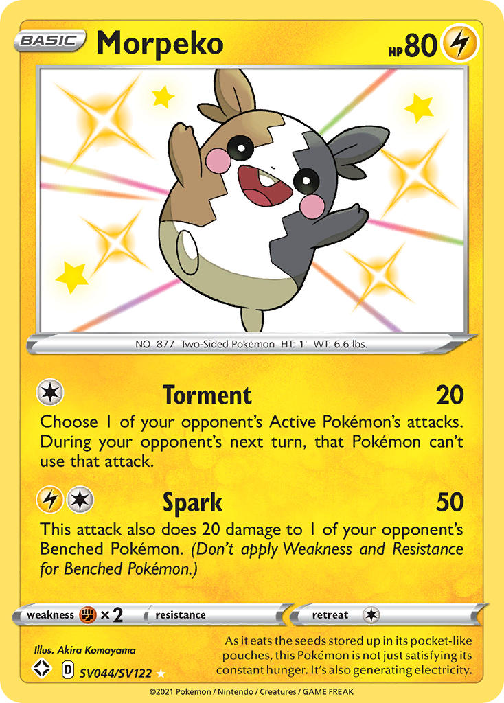 Morpeko (SV044/SV122) [Sword & Shield: Shining Fates] | Odin's Place