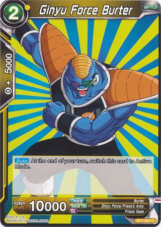 Ginyu Force Burter (BT1-097) [Galactic Battle] | Odin's Place