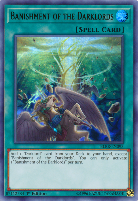 Banishment of the Darklords [BLRR-EN093] Ultra Rare | Odin's Place