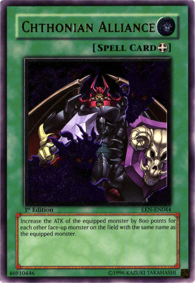 Chthonian Alliance [EEN-EN044] Ultimate Rare | Odin's Place