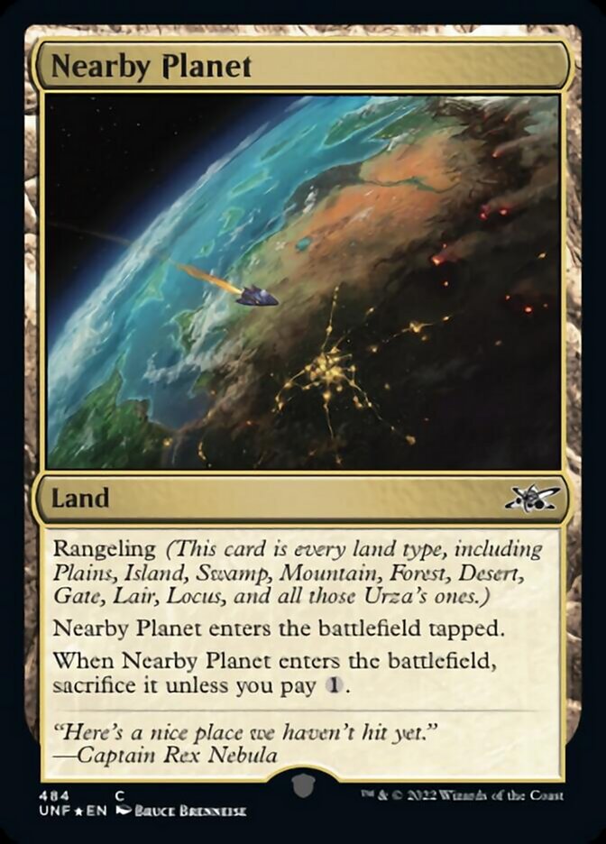 Nearby Planet (Galaxy Foil) [Unfinity] | Odin's Place