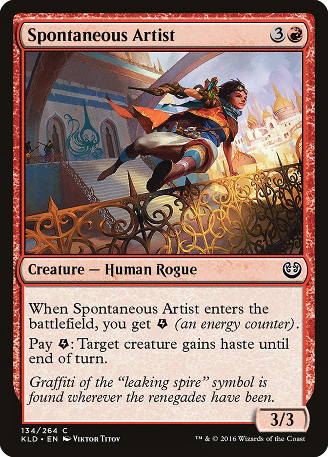 Spontaneous Artist (134) [Kaladesh] | Odin's Place