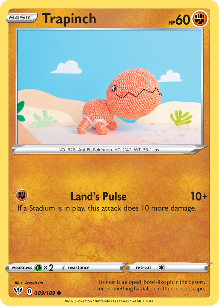 Trapinch (089/189) [Sword & Shield: Darkness Ablaze] | Odin's Place