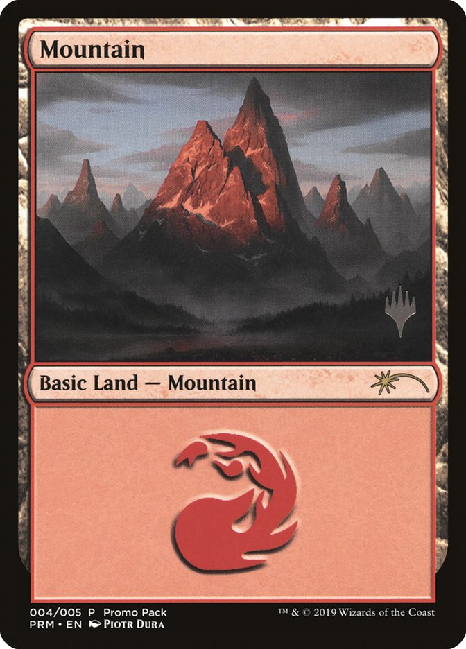Mountain (4) [Core Set 2020 Promo Pack] | Odin's Place