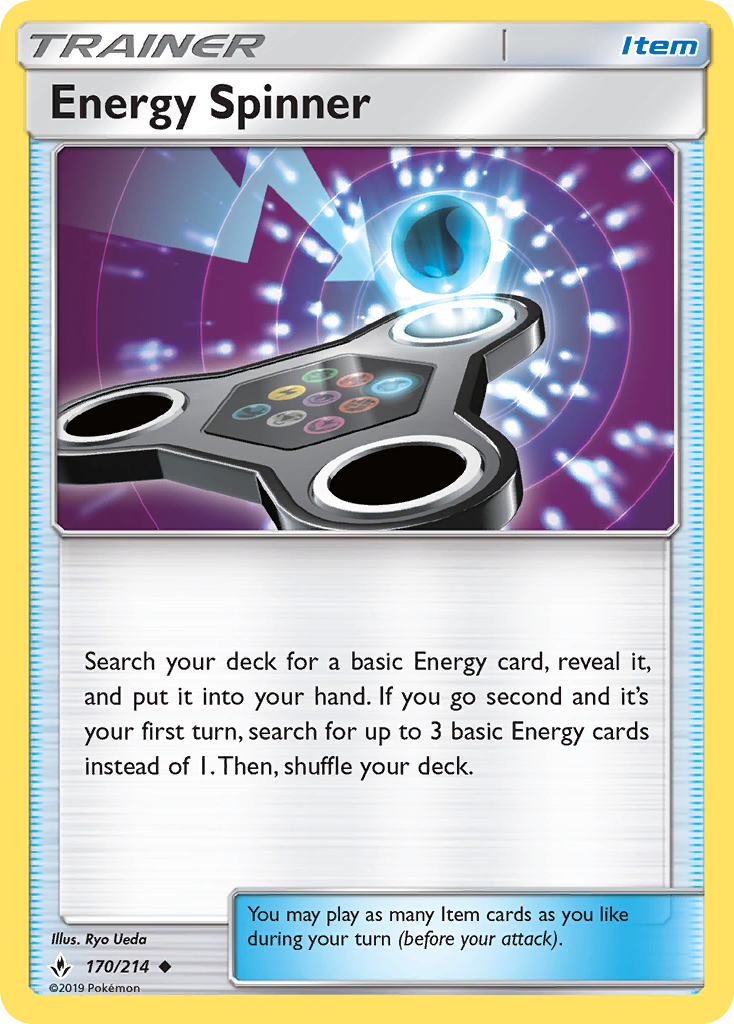 Energy Spinner (170/214) [Sun & Moon: Unbroken Bonds] | Odin's Place