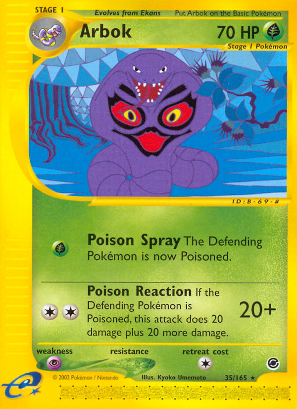 Arbok (35/165) [Expedition: Base Set] | Odin's Place