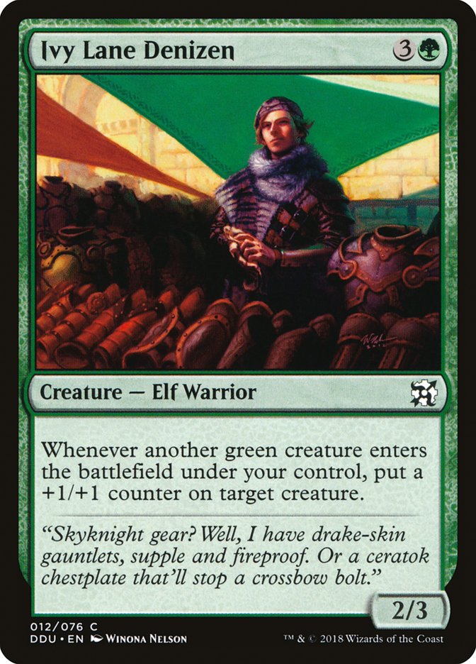 Ivy Lane Denizen (12) [Duel Decks: Elves vs. Inventors] | Odin's Place