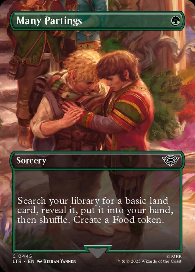 Many Partings (Borderless Alternate Art) [The Lord of the Rings: Tales of Middle-Earth] | Odin's Place