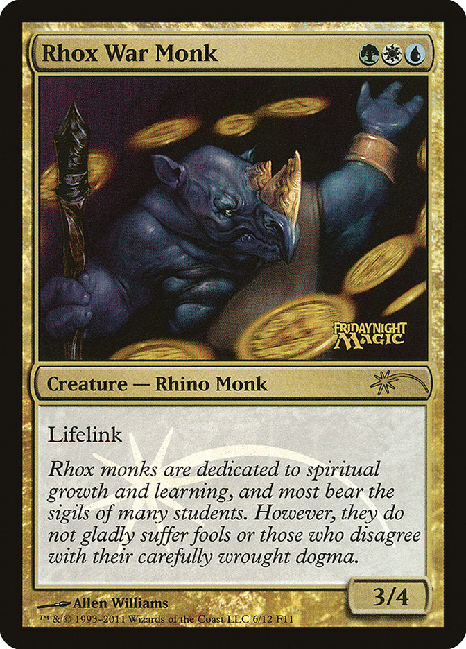 Rhox War Monk (6) [Friday Night Magic 2011] | Odin's Place