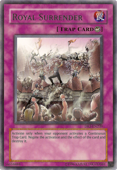Royal Surrender [DR3-EN239] Rare | Odin's Place