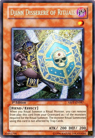Djinn Disserere of Rituals [ABPF-EN087] Secret Rare | Odin's Place