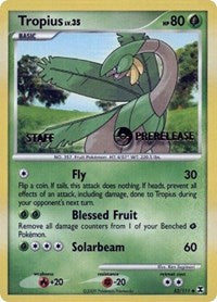 Tropius (52/111) (Staff Prerelease Promo) [Nintendo: Black Star Promos] | Odin's Place