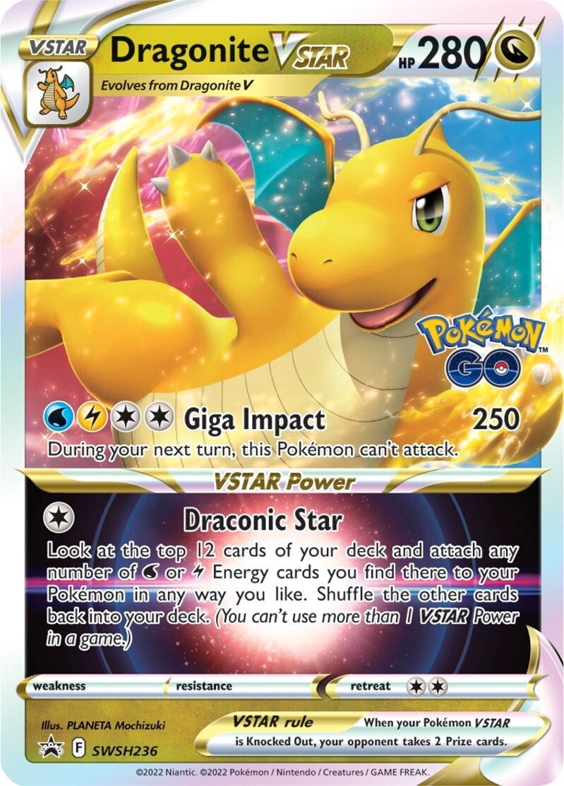 Dragonite VSTAR (SWSH236) [Sword & Shield: Black Star Promos] | Odin's Place