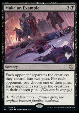 Make an Example (Promo Pack) [Streets of New Capenna Commander Promos] | Odin's Place